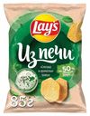 Чипсы Lay's из печи 85г сметана и ароматные травы