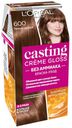 Краска для волос L'Oreal Paris Casting Creme Gloss темно русый тон 600, 180 мл