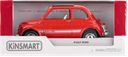 Машина 1:24 Кинсмарт фиат 500 Кинтой Дайкаст к/у, 1 шт