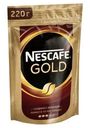 Кофе Nescafe Gold растворимый 220г
