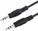 Аудио-видео кабель 3.5 Jack plug - 3.5 Jack plug Gal, 0,5 м