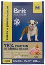 Brit Dog Junior M. Сухой корм премиум-класса с курицей для м