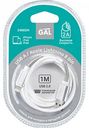 Кабель для зарядки и передачи данных USB A - Apple Lightning 8 pin Gal, в ассортименте, 1 м