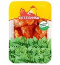 Шашлык из грудки цыплёнка-бройлера охлаждённый Петелинка в соусе Барбекю, 1 кг