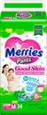 Трусики-подгузники MERRIES Гуд Скин M 7-12кг, 34шт.