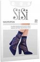 Носки женские SiSi Macropois в крупный горошек цвет: bianco/белый размер: единый, 20 den