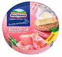 Сыр плавленый Hochland Ассорти Сливочный-с беконом 55%, 140 г