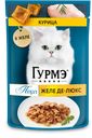 ГУРМЭ Перл Корм д/кош вл Желе курица 75г пауч (Нестле):26