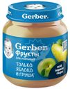 Пюре Gerber Яблоко Груша фруктовое с 5 мес. 125г