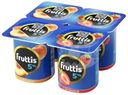 Продукт йогуртный Fruttis клубника-персик 5%, 115г