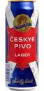 Пиво Czesky Pivo Lager светлое 4,6 % алк., Чехия, 0,5л