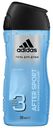 Гель-шампунь для душа мужской After sport Male Adidas, 250 мл