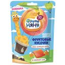 Десерт ФРУТОНЯНЯ, Фруктовые кусочки, яблоко-персик, 53г