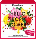 Набор подарочный женский COMPLIMENT Hello tropic flowers: Гель для душа, 200мл+Крем для рук, 80мл