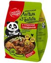 Лапша ASIAN FUSION из батата с тушеной говядиной и овощами в китайском соусе, 110г