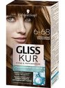 Краска для волос уход и увлажнение Gliss Kur 6-68 шоколадный каштановый