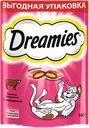 Лакомство для кошек DREAMIES®, подушечки с говядиной, 140г