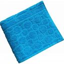 Полотенце махровое DM текстиль Opticum хлопок цвет: голубой, 70×130 см