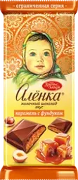 Шоколад молочный АЛЕНКА карамель с фундуком