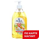 Мыло жидкое АУРА, с антибактериальным эффектом, Ромашка, 500мл