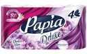 Туалетная бумага Papia Deluxe Dolce Vita белая 4 слоя 8шт.