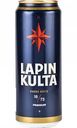 Пиво Lapin Kulta светлое фильтрованное 4,5 % алк., Россия, 0,45 л