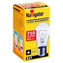 Navigator Лампа накал 60Вт прозрачн груша Е27