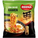Лапша Reena рамен с острым кимчи на мясном бульоне быстрого приготовления, 115г