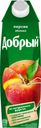 Нектар «Добрый» персик яблоко с мякотью, 1 л