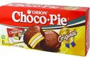 Пирожное Orion Choco Pie бисквитное в глазури, 180г
