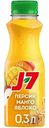 Напиток сокосодержащий J7 Полезный перекус Персик манго яблоко без сахара, 300мл