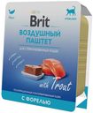 Влажный корм Brit Воздушный паштет форель для стерилизованных кошек 100 г