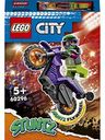 Конструктор Акробатический трюковый мотоцикл LEGO City Stuntz 60296 5+, 14 элементов