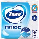 Туалетная бумага Zewa Плюс 2 слоя, 4 рулона