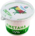 Сметана Чебаркульское молоко 15% БЗМЖ 250г