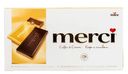 Шоколад молочный Merci 100г кофе и сливки