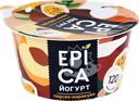 Йогурт EPICA с персиком и маракуйей 4,8%, без змж, 130г