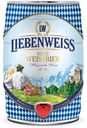 Пиво Liebenweiss Hefe-Weissbier светлое нефильтрованное 5,5% 5 л