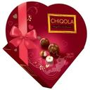 Конфеты Chiqola с фундучной начинкой в глазури с какао 100г