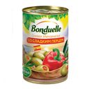 Оливки Bonduelle Мансенилья со сладким перцем, 300 г