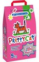 Наполнитель для кошачьего туалета комкующийся глиняный PrettyCat с ароматом Алоэ вера, 5 кг