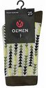 Носки мужские Oemen Cayen цвет: светло-зелёный, размер 25