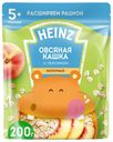 Каша Heinz овсяная молочная с персиком и Омега-3 с 5 месяцев 200 г