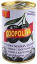 Маслины черный Coopoliva с косточкой, 300 г