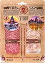 Ассорти колбас МЯСНАЯ ИСТОРИЯ Салями Финская варено-копченая+Чардаш полукопченая, нарезка