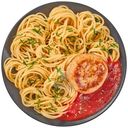 Биточек куриный со спагетти в томатном соусе Перекрёсток Select, 315г