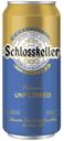 Пиво Schlosskeller Unfiltered светлое фильтрованное 4,7% 0,45 л