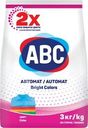 Стиральный порошок ABC для цветного белья 3кг