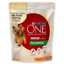 Корм сухой для собак PURINA ONE®, Непоседа, курица-рис, 600г