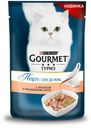 Корм для кошек Gourmet Perle Соус Де-люкс лосось в соусе, 85 г